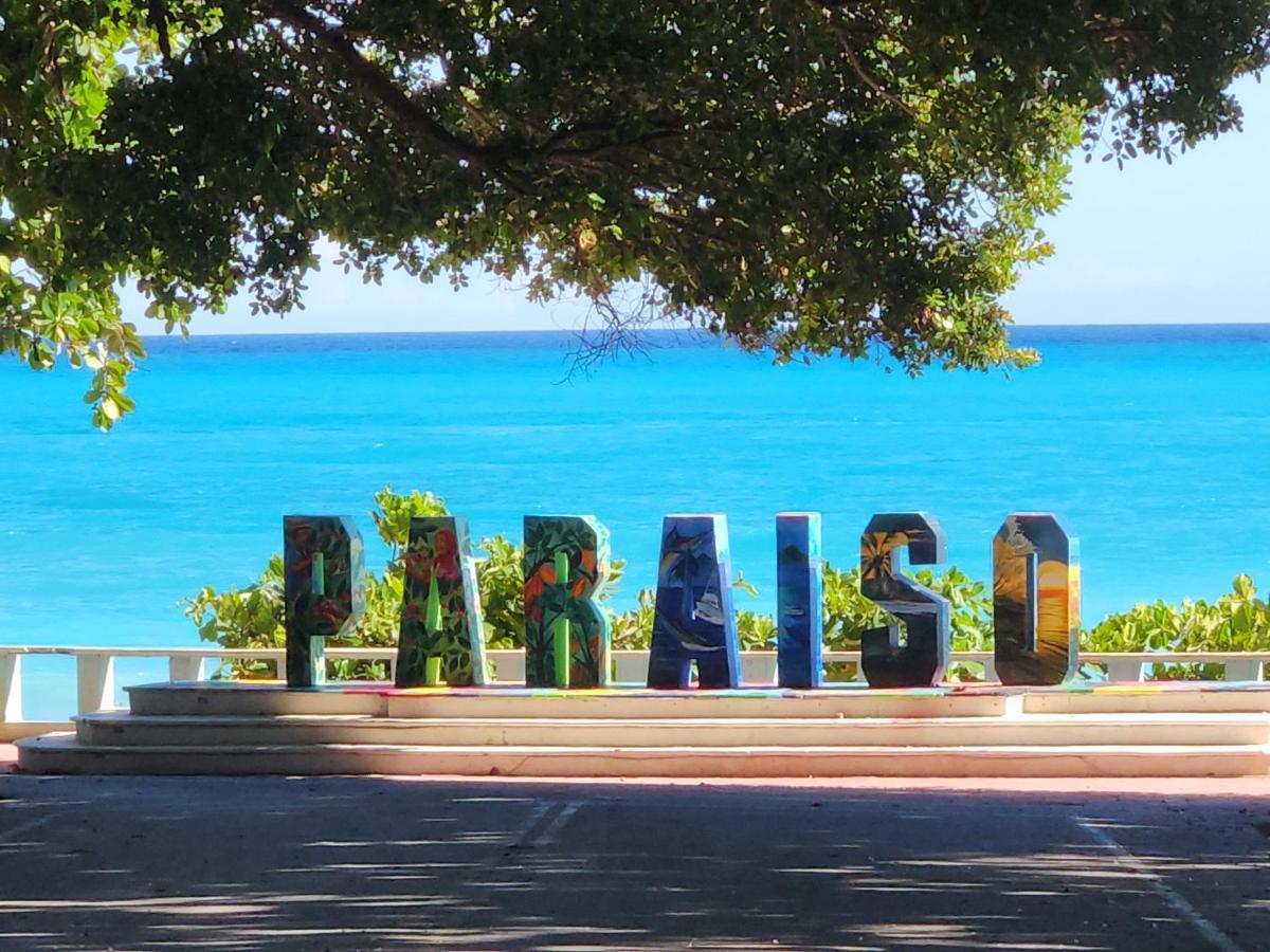 Beachfront Apartment, Quiet 4 Beds, 1 Bath, Ac, Wi-Fi, Hot Water, In Paraiso Near Los Patos Экстерьер фото